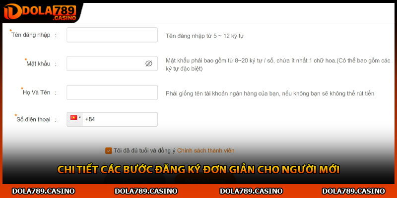 Chi tiết các bước đăng ký đơn giản cho người mới